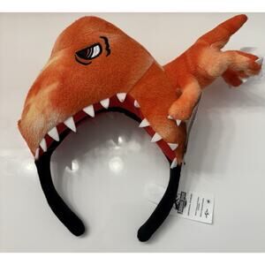 Jurassic Park Universal Studios Plush Dinosaur Headband/Hat One Size Adult